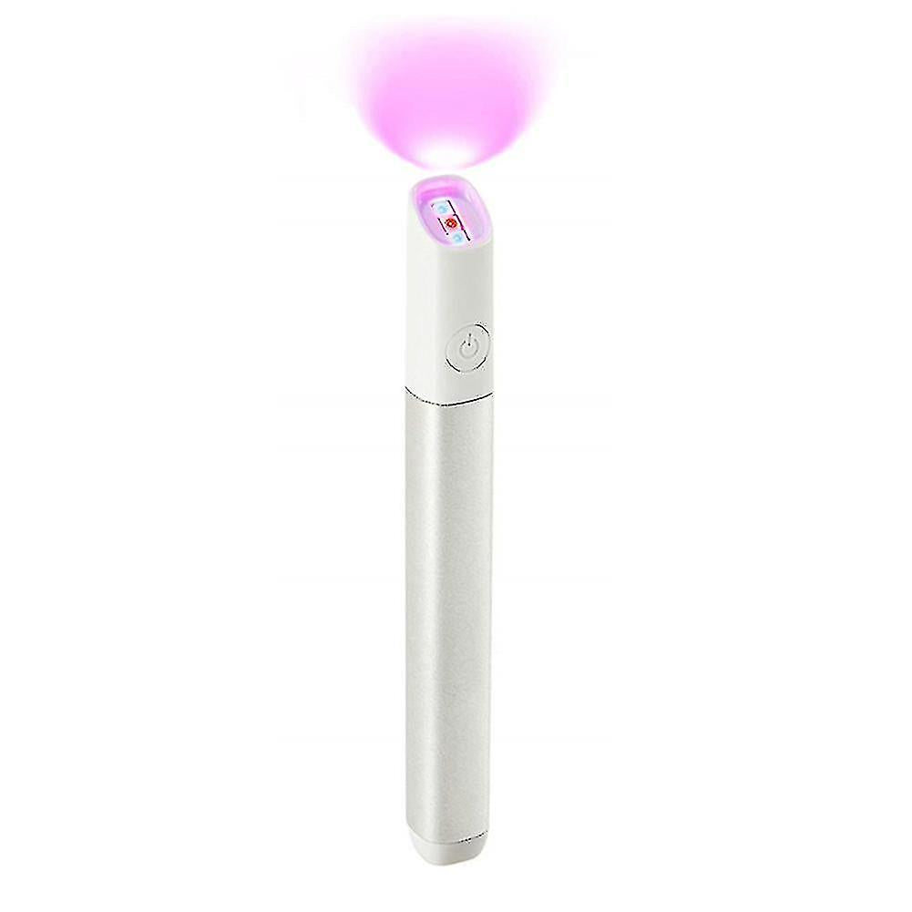 Stylo Luminothérapie LED Rouge et Bleu - Anti-Acné et Anti-Âge